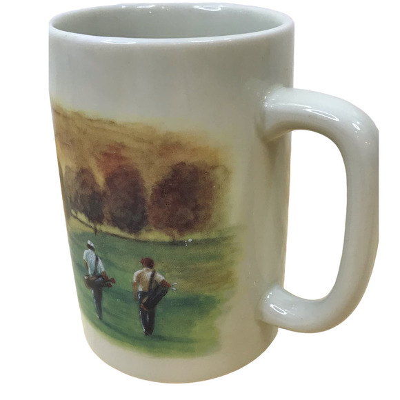 Vintage Otagiri Figi Graphics Ceramic Golf Mug Made in Japan Golf is Just Like.. - Picture 3 of 13